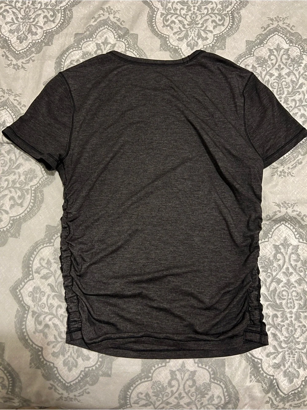Lululemon Charcoal Gray Women’s Ruched Side T-Shirt